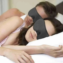 Load image into Gallery viewer, Portable Black Block Light Eye Soft Comfortable Eye Cover For Travel/Light Sleepers/Meditation Elastic Silk Sleep Eye Mask Adjustable Eye Patch
