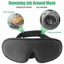 Load image into Gallery viewer, Portable Black Block Light Eye Soft Comfortable Eye Cover For Travel/Light Sleepers/Meditation Elastic Silk Sleep Eye Mask Adjustable Eye Patch
