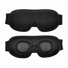Load image into Gallery viewer, Portable Black Block Light Eye Soft Comfortable Eye Cover For Travel/Light Sleepers/Meditation Elastic Silk Sleep Eye Mask Adjustable Eye Patch
