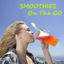 Load image into Gallery viewer, Portable Blender 600ml Electric Juicer Fruit Mixers 4000mah Usb Rechargeable Smoothie Mini Blender Personal Juicer Colorful Cup  Personal Size Blender Mini Fruit Mixer Milkshake Smoothie Maker With Usb Rechargeable Juicer
