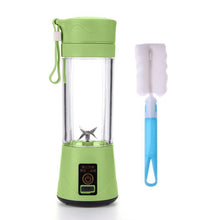 Load image into Gallery viewer, Portable Blender Mini Mixer Electric Juicer Machine Fresh Fruit Juice Blender Smoothie Maker Blender Cup Bottle A Travel Kitchen Portable USB Electric Fruit Juicer Squeezer Bottle Kitchen Tool for Orange Lemon
