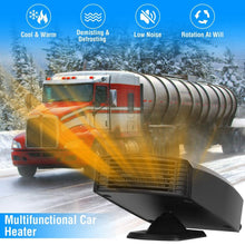 Load image into Gallery viewer, Portable Car Heater Heating Fan 2-in-1 Defroster Defogger Demister Windshield Heater
