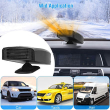 Load image into Gallery viewer, Portable Car Heater Heating Fan 2-in-1 Defroster Defogger Demister Windshield Heater
