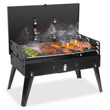 Load image into Gallery viewer, Portable Charcoal Grill Foldable BBQ Suitcase

