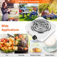 Load image into Gallery viewer, Portable Coil Heating Hot Plate Stove Countertop
