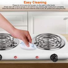 Load image into Gallery viewer, Portable Coil Heating Hot Plate Stove Countertop
