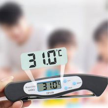Load image into Gallery viewer, Portable Digital Kitchen Thermometer Food Cooking Meat Barbecue With Probe Food Thermometer Instant Read Meat Thermometer for Grill and Cooking Best Waterproof Ultra Fast Thermometer With Backlight &amp; Calibration For Food Milk Water Cooking Kitchen Tools
