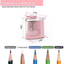 Load image into Gallery viewer, Portable Electric Pencil Sharpeners
