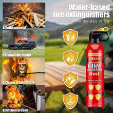 Load image into Gallery viewer, Portable Fire Extinguisher Spray 4-in-1 with Bracket
