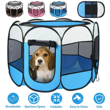 Load image into Gallery viewer, Portable Foldable Pet Playpen For Dogs Cats Other Pets
