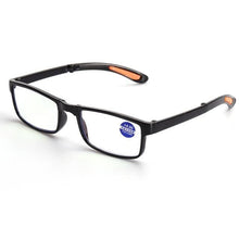 Load image into Gallery viewer, Portable Folding Reading Glasses Anti Blue Light Computer Gaming Eyeglasses Eye Protection Eyewear Men Eyeglasses Women Unisex Eyeglasses Decoration Eyewear Blue Light Blocking Glasses Thick Round Rim Frame Eyeglasses

