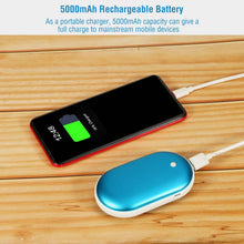 Load image into Gallery viewer, Portable Hand Warmer 5000mAh Power Bank
