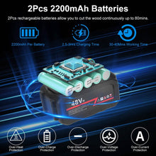 Load image into Gallery viewer, Portable Handheld Cordless Small Chain Saw Battery Powered
