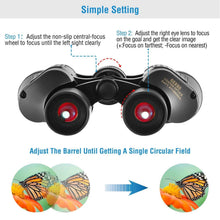 Load image into Gallery viewer, Portable HD Binoculars with Shoulder Strap Bag
