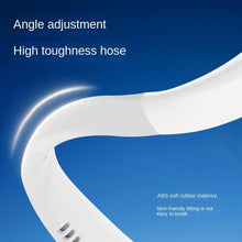 Load image into Gallery viewer, Portable Headphone Design Mini Neck Fan 3 Speeds Hands Free Bladeless Fan Neck Fan Portable Bladeless Fan 5000mAh Battery Rechargeable Personal Fan 3 Speed Adjustable Hands Free Wearable Fan for Travel
