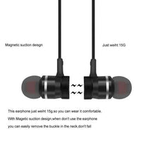 Load image into Gallery viewer, Portable Magnetic Sport Bluetooth Wireless Stereo Earphones For Workout Gym Noise Cancelling Earphones
