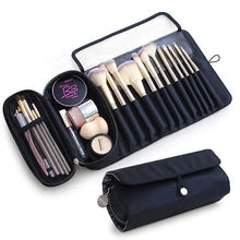Load image into Gallery viewer, Portable Makeup Brush Organizer Makeup Brush Bag
