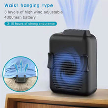 Load image into Gallery viewer, Portable Mini Neck Waist Fan
