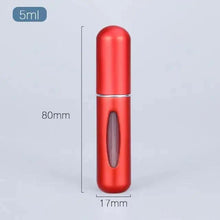Load image into Gallery viewer, Portable Mini Refillable Atomizer Bottle Lightweight Container For Cosmetics Mini Aluminum Empty Bottle For Traveling Cute Little Bottle For Ladies 5ml
