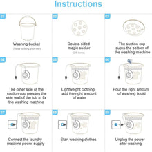 Load image into Gallery viewer, Portable Mini Washing Machine
