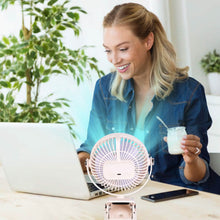 Load image into Gallery viewer, Portable Quiet Rechargeable Clip-On Fan
