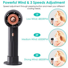 Load image into Gallery viewer, Portable Rechargeable Handheld Fan
