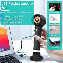 Load image into Gallery viewer, Portable Rechargeable Handheld Fan
