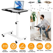 Load image into Gallery viewer, Portable Rolling Laptop Table
