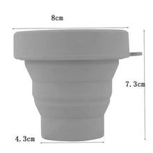 Load image into Gallery viewer, Portable Silicone Telescopic Drinking Collapsible Folding Cup
