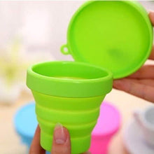 Load image into Gallery viewer, Portable Silicone Telescopic Drinking Collapsible Folding Cup
