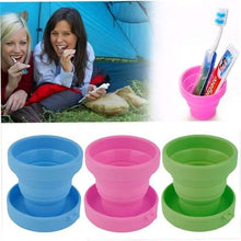 Load image into Gallery viewer, Portable Silicone Telescopic Drinking Collapsible Folding Cup
