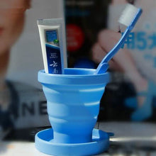 Load image into Gallery viewer, Portable Silicone Telescopic Drinking Collapsible Folding Cup

