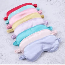 Load image into Gallery viewer, Portable Sleeping Eye Mask Cover Eye Patch Smooth Blindfold Rest Relax Eye Cover Soft And Comfortable Night Blindfold For Women
