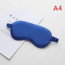 Load image into Gallery viewer, Portable Sleeping Eye Mask Cover Eye Patch Smooth Blindfold Rest Relax Eye Cover Soft And Comfortable Night Blindfold For Women
