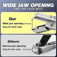 Load image into Gallery viewer, Portable Ultra Sharp Nail Clippers Stainless Steel

