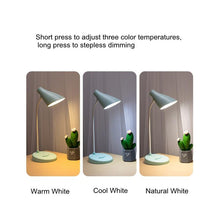 Load image into Gallery viewer, Portable USB Rechargeable LED Folding Desk Lamp Eye Protection Touch Dimming Working Reading Table Lamp  For Book Bed Office Decorative Table Lamp Cute Study Lamps for Bedroom Décor
