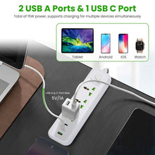 Load image into Gallery viewer, Power Strip with 5.9ft Extension
