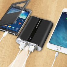 Load image into Gallery viewer, Powermaster 12000mAh Portable Charger with Dual USB Ports 3.1A Output
