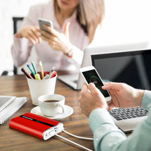 Load image into Gallery viewer, Powermaster 12000mAh Portable Charger with Dual USB Ports 3.1A Output
