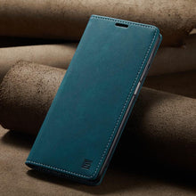 Load image into Gallery viewer, Premium Leather PU Flip Case Magnetic Flip Case Card Slot Silicone Bumper Protective Case For Xiaomi Redmi Note 10 Case Flip Matte Leather Cover For Redmi Note 10 s Por Max 10s Case Luxury Wallet Strong Magnetic Cover
