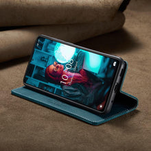 Load image into Gallery viewer, Premium Leather PU Flip Case Magnetic Flip Case Card Slot Silicone Bumper Protective Case For Xiaomi Redmi Note 10 Case Flip Matte Leather Cover For Redmi Note 10 s Por Max 10s Case Luxury Wallet Strong Magnetic Cover
