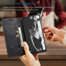 Load image into Gallery viewer, Premium Leather PU Flip Case Magnetic Flip Case Card Slot Silicone Bumper Protective Case For Xiaomi Redmi Note 10 Case Flip Matte Leather Cover For Redmi Note 10 s Por Max 10s Case Luxury Wallet Strong Magnetic Cover
