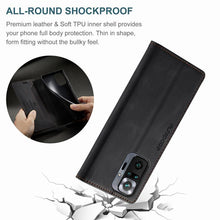 Load image into Gallery viewer, Premium Leather PU Flip Case Magnetic Flip Case Card Slot Silicone Bumper Protective Case For Xiaomi Redmi Note 10 Case Flip Matte Leather Cover For Redmi Note 10 s Por Max 10s Case Luxury Wallet Strong Magnetic Cover
