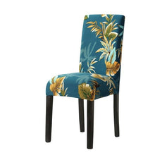 Load image into Gallery viewer, Print Pattened Dining Chair Cover Spandex Elastic Chair Slipcover Stretch Case For Chairs Wedding Hotel Banquet  Fit Stretch Short Dining Room Chair Covers with Printed Pattern Banquet Chair Seat Protector Slipcover For Home Party Hotel Wedding Ceremony

