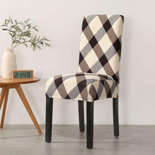 Load image into Gallery viewer, Print Pattened Dining Chair Cover Spandex Elastic Chair Slipcover Stretch Case For Chairs Wedding Hotel Banquet  Fit Stretch Short Dining Room Chair Covers with Printed Pattern Banquet Chair Seat Protector Slipcover For Home Party Hotel Wedding Ceremony
