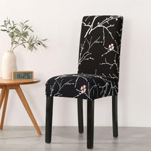 Load image into Gallery viewer, Print Pattened Dining Chair Cover Spandex Elastic Chair Slipcover Stretch Case For Chairs Wedding Hotel Banquet  Fit Stretch Short Dining Room Chair Covers with Printed Pattern Banquet Chair Seat Protector Slipcover For Home Party Hotel Wedding Ceremony
