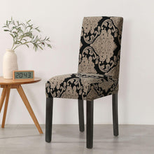 Load image into Gallery viewer, Print Pattened Dining Chair Cover Spandex Elastic Chair Slipcover Stretch Case For Chairs Wedding Hotel Banquet  Fit Stretch Short Dining Room Chair Covers with Printed Pattern Banquet Chair Seat Protector Slipcover For Home Party Hotel Wedding Ceremony

