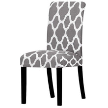Load image into Gallery viewer, Printed Chair Cover Economical and Practical Stretch Seat Cover Slipcovers Big Elastic Washable Dining Chairs Beach Chairs Removable Washable Short Parsons Kitchen Chair Covers Protector for Dining Room Hote

