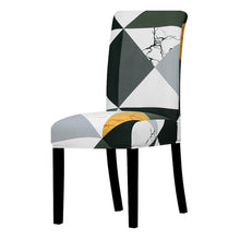 Load image into Gallery viewer, Printed Chair Cover Economical and Practical Stretch Seat Cover Slipcovers Big Elastic Washable Dining Chairs Beach Chairs Removable Washable Short Parsons Kitchen Chair Covers Protector for Dining Room Hote
