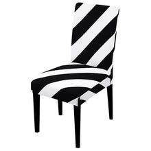 Load image into Gallery viewer, Printed Chair Cover Spandex Stretch Slipcovers Elastic Chair Covers Dining Banquet Home Hotel Weddings Christmas Seat Protector Super Fit Slipcover Stretch Removable Washable Soft Spandex Fabric For Home Hotel Dining Room Ceremony Banquet Wedding Party
